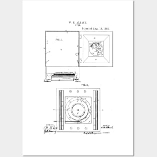 Oven Vintage Patent Hand Drawing Posters and Art